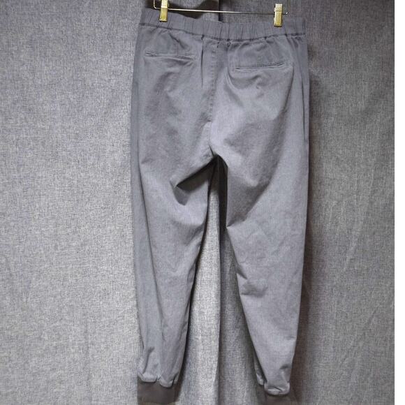 Vince Men’s Gray Jogger Pants Size M Cotton Blend Elastic Cuff Casual Trousers - Picture 3 of 4
